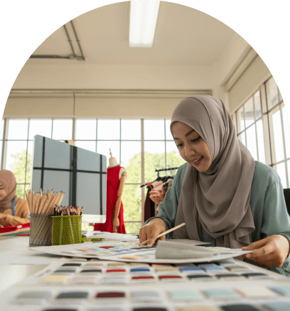 women-studying